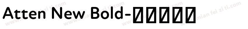 Atten New Bold字体转换